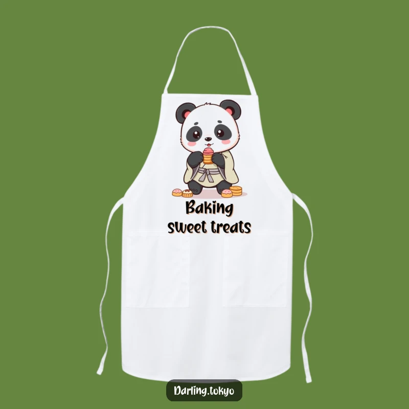 Funny Panda Kimono Apron: Sweet Baking Balance Gift