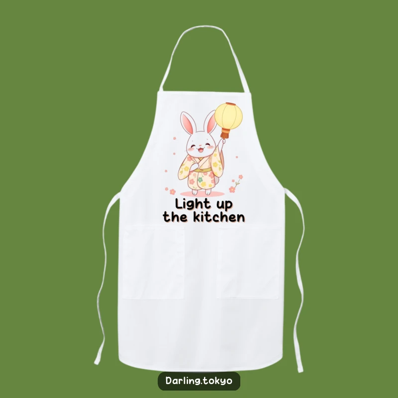 Funny Rabbit Kimono Apron - Cook with Festive Flair