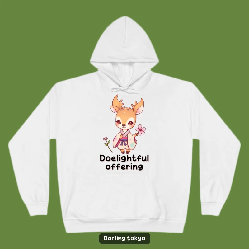 Funny Deer Kimono Cozy Hoodie - Warm Nature Lover Gift