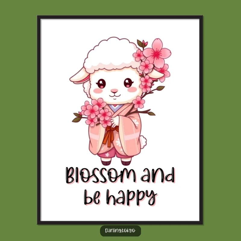 Free Printable Sheep Kimono Wall Art: Fluffy Farmhouse Humor for Your Home Decor