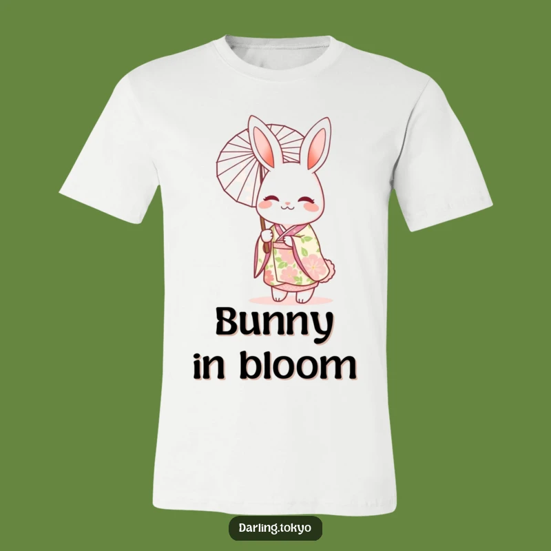 Funny Rabbit Kimono T-Shirt: Stylish Character Apparel for Humorous Charm!