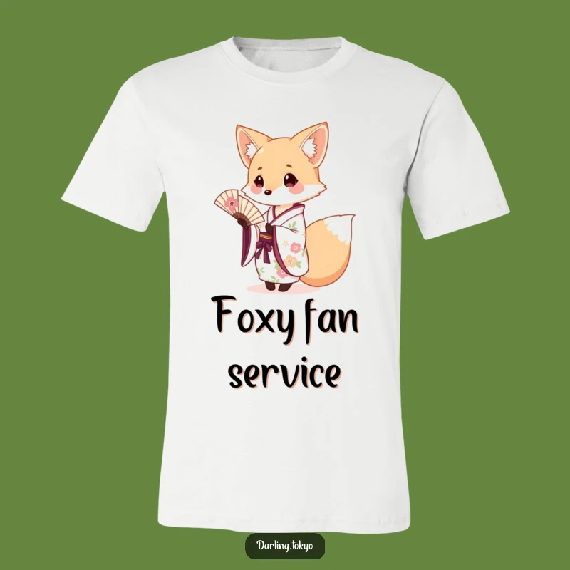Funny Fox Kimono T-Shirt: Adorable Floral Offer, Hilarious Cute Animal Tee